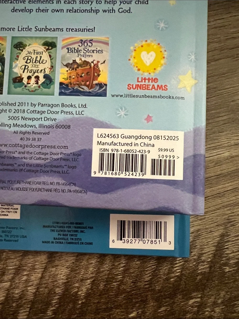 Baby's First Bible Stories & God Made Colors Board Books - Blue